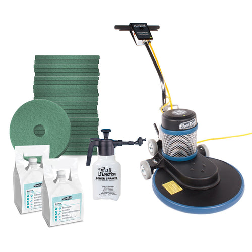 Commercial Floor Polishing Package (20" Floor Burnisher, Polishing Pads & Polishing Solution) Thumbnail