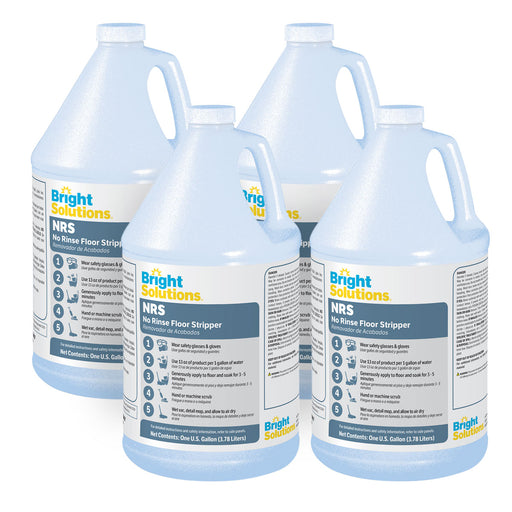 Bright Solutions NRS Concentrated No Rinse Floor Stripper | 4 - 1 Gallon Bottles Thumbnail