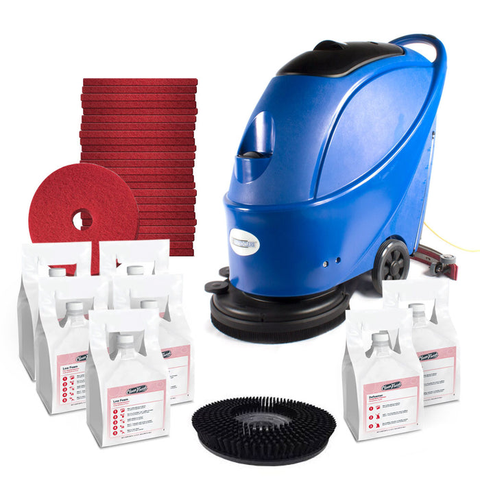 Electric Automatic Floor Scrubber w/ Gold Package