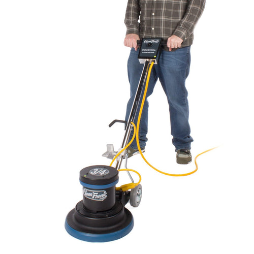 13 inch Carpet Scrubbing Floor Buffer in Use Thumbnail