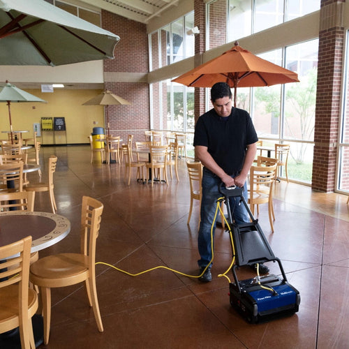 Powr-Flite Multiwash Scrubbing a Floor Thumbnail