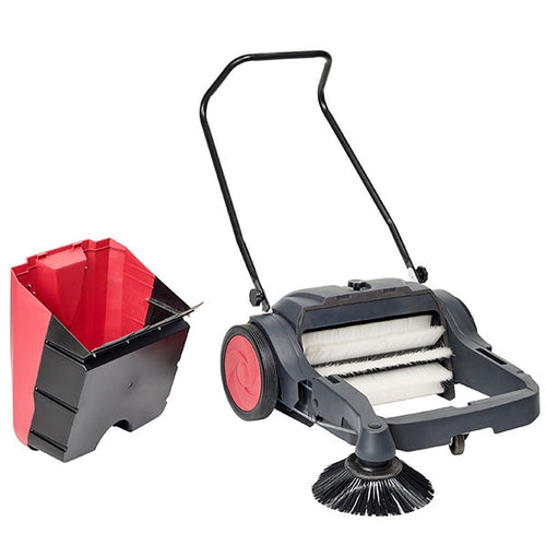 Viper 28" Manual Push Sweeper Hoper Thumbnail